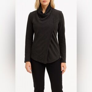 Lululemon Easy Coast Wrap Sweater Women’s Size 4 Gray One Button Long Sleeve
